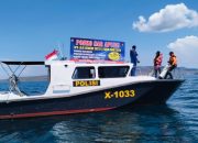 Patroli Polairud Polresta Banyuwangi di Selat Bali Jamin Keamanan Libur Nataru