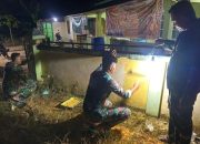 Dalam Suasana Ramadhan, Satgas Pamtas RI-Malaysia Yonarmed 16/TK Karya Bhakti Mengecat Rumah Ibadah di Perbatasan