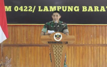 Komandan Kodim 0422/Lampung Barat Gelar Halal Bihalal Kepada Seluruh Anggota