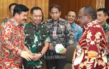 Panglima TNI Hadiri Rapat Koordinasi di Kemenkopolhukam Bahas  Situasi di Papua dan Permasalahan Tanah di Sumsel